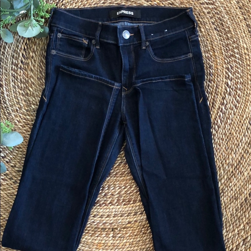 Express Mid rise skinny jeans